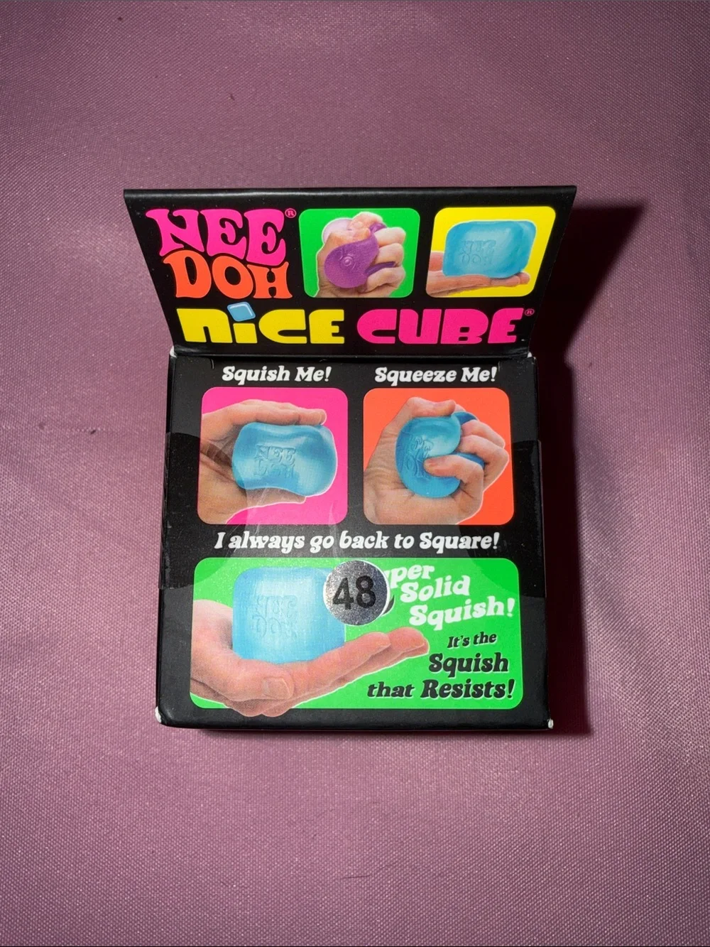 🛍 Cool NeeDoh BLUE Cube Sensory Toy 🛍